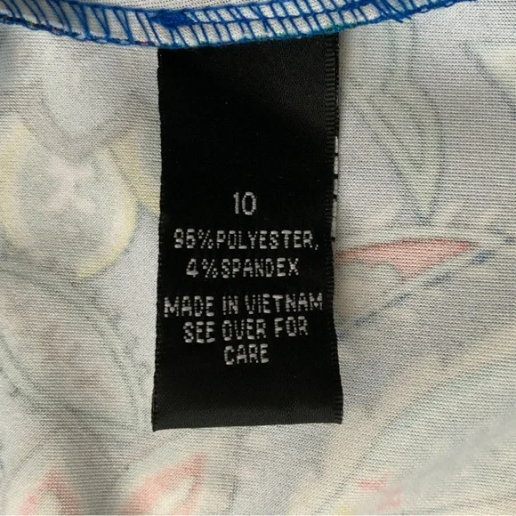 NWT ALYX Paisley Dress Multicolor Size 10 - Picture 10 of 12